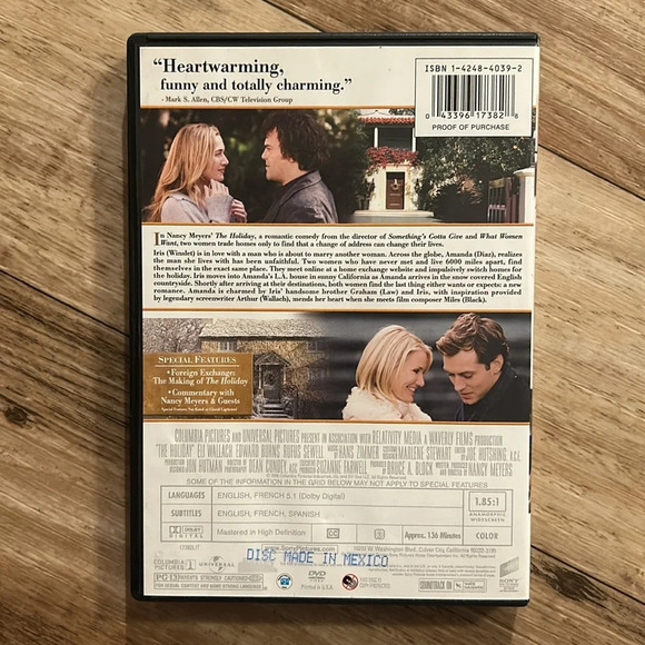 📀 GUC The Holiday (2006) DVD - Picture 2 of 4